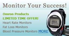 Monitor Your Success! Omron Products. Limited Time Offer. Heart Rate Monitors, Fat Loss Monitors, Blood Pressure Monitors and more!