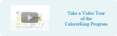 Take a Video Tour of the CalorieKing Program