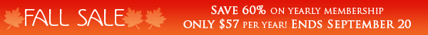 Fall Sale - Join Now
