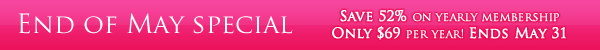 End of May Special - Join Now